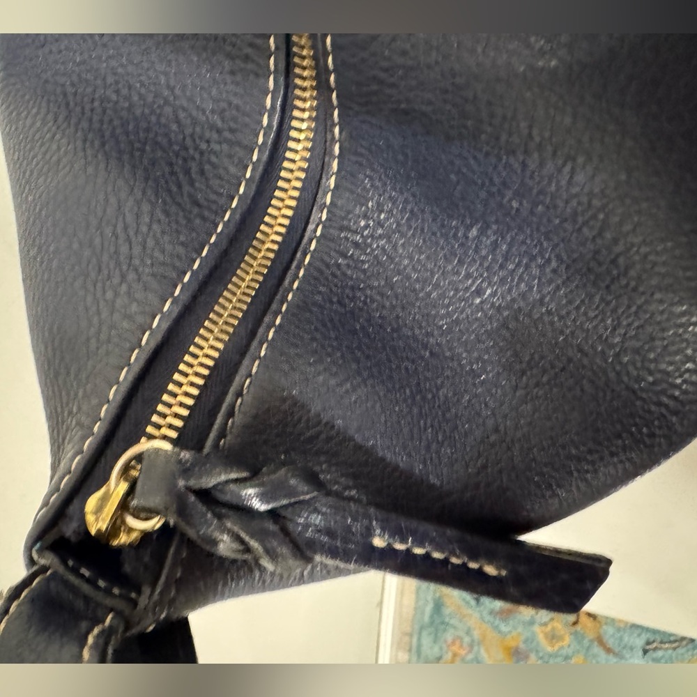 Dooney & Bourke Navy Shoulder Bag - Picture 9 of 12